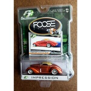 2006 JL FULL THROTTLE IMPRESSION Orange FOOSE DESIGN ARTIST SERIES #2/5 Die-Cast